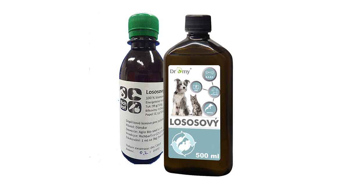 Lososový olej - nabídka